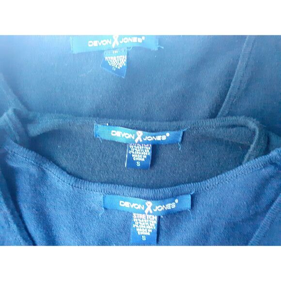 Devon & Jones Stretch Cotton Blend Knit Ribbed VNeck Button Cardigan Lot of 3 S - Picture 8 of 12